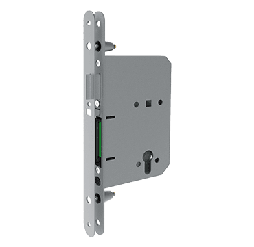 Fechadura com suporte de bateria para IDAC